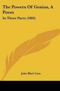 The Powers of Genius, a Poem : In Three Parts (1804)