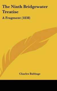 The Ninth Bridgewater Treatise : A Fragment (1838)