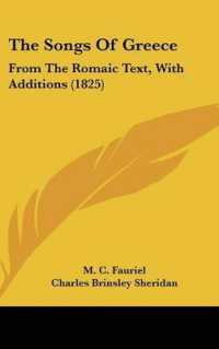 The Songs of Greece : From the Romaic Text, with Additions (1825)