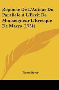 Reponse De L'Auteur Du Parallele a L'Ecrit De Monseigneur L'Evesque De Macra (1731)