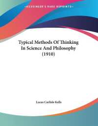 Typical Methods of Thinking in Science and Philosophy (1910)