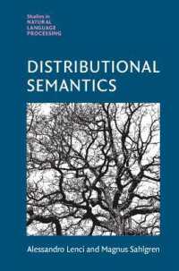 Distributional Semantics (Studies in Natural Language Processing)