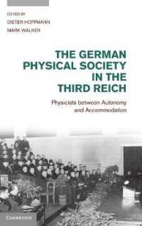 The German Physical Society in the Third Reich : Physicists between Autonomy and Accommodation
