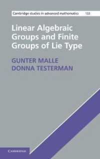 Linear Algebraic Groups and Finite Groups of Lie Type (Cambridge Studies in Advanced Mathematics)