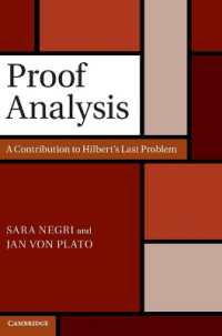 Proof Analysis : A Contribution to Hilbert's Last Problem