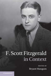 フィッツジェラルド研究のためのコンテクスト<br>F. Scott Fitzgerald in Context (Literature in Context)