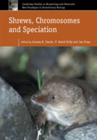Shrews, Chromosomes and Speciation (Cambridge Studies in Morphology and Molecules: New Paradigms in Evolutionary Bio)