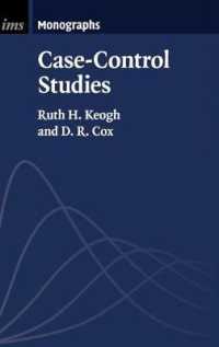症例対照研究<br>Case-Control Studies (Institute of Mathematical Statistics Monographs)