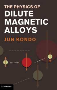近藤淳著／希薄磁気合金の物理学（英訳）<br>The Physics of Dilute Magnetic Alloys