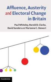 英国にみる富、緊縮と選挙制度改革<br>Affluence, Austerity and Electoral Change in Britain