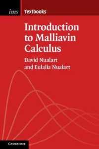 Introduction to Malliavin Calculus (Institute of Mathematical Statistics Textbooks)