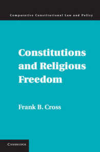 憲法と宗教の自由<br>Constitutions and Religious Freedom (Comparative Constitutional Law and Policy)