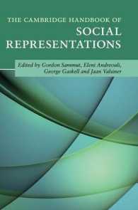 ケンブリッジ版　社会的表象ハンドブック<br>The Cambridge Handbook of Social Representations (Cambridge Handbooks in Psychology)