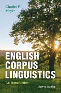 英語コーパス言語学：理論と実践（第２版）<br>English Corpus Linguistics : An Introduction （2ND）