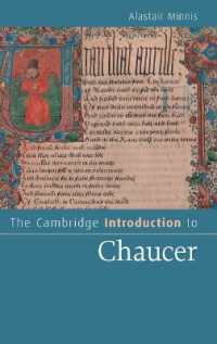 ケンブリッジ版 チョーサー入門<br>The Cambridge Introduction to Chaucer (Cambridge Introductions to Literature)