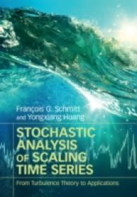 Stochastic Analysis of Scaling Time Series : From Turbulence Theory to Applications