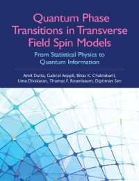 Quantum Phase Transitions in Transverse Field Spin Models : From Statistical Physics to Quantum Information