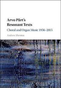 Arvo Pärt's Resonant Texts : Choral and Organ Music 1956-2015