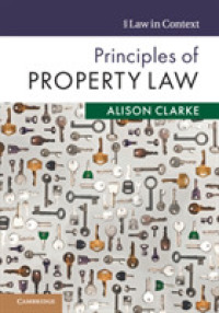 財産法の原理<br>Principles of Property Law (Law in Context)