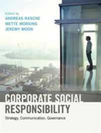 Corporate Social Responsibility : Strategy, Communication, Governance -- Hardback
