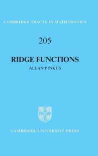 Ridge Functions (Cambridge Tracts in Mathematics)