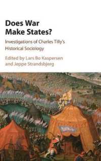 Does War Make States? : Investigations of Charles Tilly's Historical Sociology