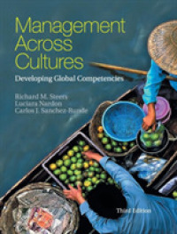 文化を横断するマネジメント（第３版）<br>Management Across Cultures : Developing Global Competencies （3TH）