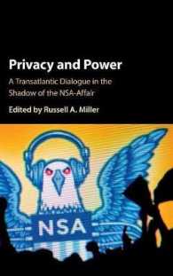 Privacy and Power : A Transatlantic Dialogue in the Shadow of the NSA-Affair