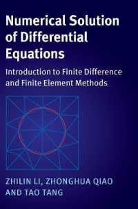 Numerical Solution of Differential Equations : Introduction to Finite Difference and Finite Element Methods