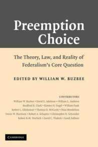 Preemption Choice : The Theory, Law, and Reality of Federalism's Core Question