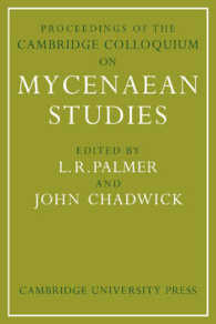 Proceedings of the Cambridge Colloquium on Mycenaean Studies