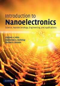 Introduction to Nanoelectronics : Science, Nanotechnology, Engineering, and Applications