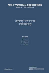 Layered Structures and Epitaxy: Volume 56 (Mrs Proceedings)