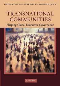 Transnational Communities : Shaping Global Economic Governance