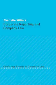 Corporate Reporting and Company Law (Cambridge Studies in Corporate Law)