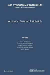 Advanced Structural Materials: Volume 1243 (Mrs Proceedings)