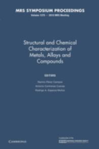 Structural and Chemical Characterization of Metals, Alloys and Compounds (Mrs Proceedings)