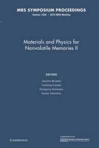 Materials and Physics for Nonvolatile Memories II: Volume 1250 (Mrs Proceedings)