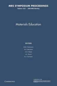 Materials Education: Volume 1233 (Mrs Proceedings)