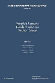Materials Research Needs to Advance Nuclear Energy: Volume 1215 (Mrs Proceedings)