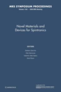 Novel Materials and Devices for Spintronics (Mrs Proceedings)
