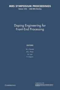 Doping Engineering for Front-End Processing: Volume 1070 (Mrs Proceedings)
