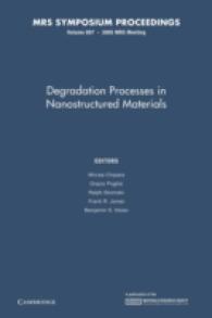 Degradation Processes in Nanostructured Materials (Mrs Proceedings)