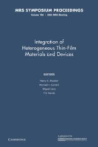 Integration of Heterogeneous Thin-Films Materials and Devices (Mrs Proceedings)