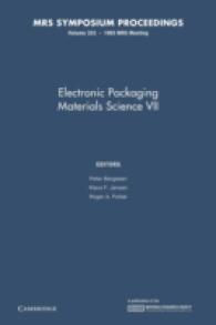 Electronic Packaging Materials Science VII (Mrs Proceedings)