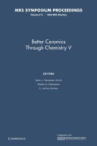 Better Ceramics through Chemistry V (Mrs Proceedings)