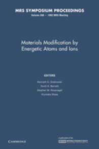 Materials Modification by Energetic Atoms and Ions (Mrs Proceedings)