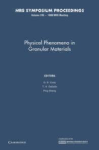 Physical Phenomena in Granular Materials (Mrs Proceedings)
