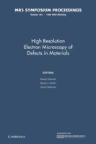 High Resolution Electron Microscopy of Defects in Materials (Mrs Proceedings)