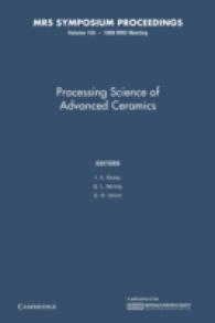 Processing Science of Advanced Ceramics (Mrs Proceedings)